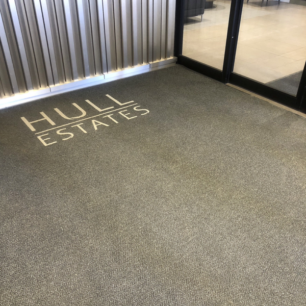 Entrance logo mat with Equinox matting.