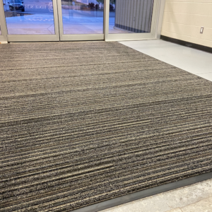 GridIron vestibule application at school entrance.