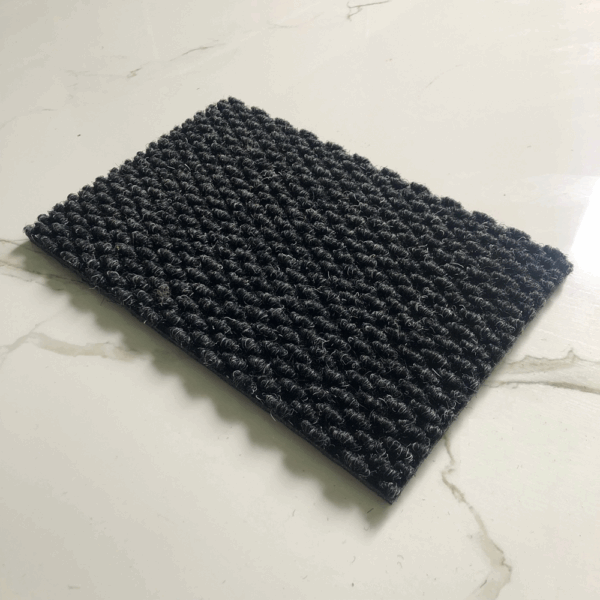A sample of Chinook charcoal matting